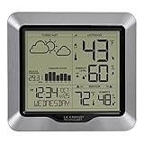 La Crosse Technology Advanced Wireless Weather Station: Dynamic Icons, Barometric Pressure, Atomic Time, Temperature/Humidity Gauge, Recording, Stylish Display, Fast Reception & Long Range (330 Feet)
