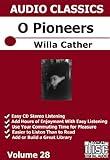 O Pioneers 5 Cd Unabridged Audio Set - Willa Cather