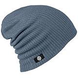 Original Rib Knit Beanie Cap - Warm Autumn Beanie for Men & Women - Soft & Stretchy Blue Denim