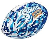 Sunlite Sports Waterproof Football, Outdoor Play, For Pool Beach Lake Park Water Toy, For Kids Children Teens Adults, Family Fun