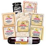 Gardner's Wisconsin Cheese, The Charcuterie Essentials Bundle - Artisan Cheese and Meats Made in Wisconsin, Perfect for Gifting, Football Season, Tailgating, and more - Shipped Directly To Your Door