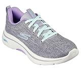 Skechers Performance Go Walk Arch Fit 20Vivid Sunset Womens Sneaker 8 BM US GreyLavender