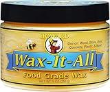HOWARD - Protective Food-Grade Wax: Beautifies and Extends the Finish of Surfaces. Ideal for Wood, Stone, Metal, Cement, Paint, Plastics, and More. Size: 9 Fl oz.
