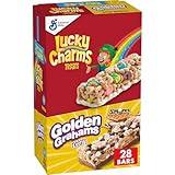 Lucky Charms and Golden Grahams S'mores Cereal Treat Bars, Snack Bars, Variety Pack, 28 Ct, 26.7 oz