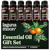Essential Oils Set - Top 6 Blends for Diffusers, Home Care, Candle Making Scents, Fragrance, Aromatherapy, Humidifiers, Gifts - Peppermint, Tea Tree, Lavender, Eucalyptus, Lemongrass, Orange (10mL)