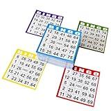SEETOOOGAMES Bingo Paper Game Cards - 1 Card - 100 Books of 5 Sheets