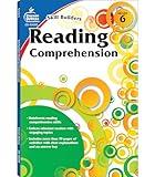 Carson Dellosa Skill Builders Reading Comprehension 6th Grade Workbook, Fiction and Nonfiction Passages, Puzzles, and More, Classroom or Homeschool Curriculum