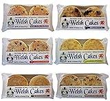 Welsh Baker Welsh Cakes - 6 Flavor Variety Box - 24 Cakes