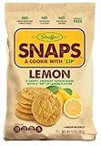 STAUFFERS Lemon SNAPS Cookies - 14oz Bag - Lemon Flavored Cookies with No High Fructose Corn Syrup, Artificial Flavors or Colors