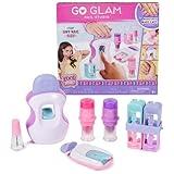 Cool Maker, GO GLAM Studio Nail Kit, Style 200 Nails, 4 Designs, 2 Polish Applicators & Mask (Packaging May Vary), Arts and Crafts for Ages 7 and up