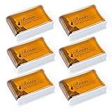 Rosin, Violin Rosin [6 Pack] Cello Viola Rosin for Violin Bow, Light Low Dust Resin, Violin Accessories by Dulphee