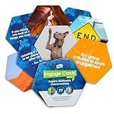 We! Engage Cards – Conversation Starters for Adults, Corporate Team Building, Work Activities, and Icebreaker Games – Ideal for Meetings, Workshops, and Office Activities (56 Cards)