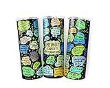 HONALE25 Gifts for Him, My Daily Sobriety Affirmations Tumbler, Addiction Recovery Tumbler with Lid, Inspirational Tumbler Sobriety Addiction Recovery Alcoholism Narcotics Gifts For Men