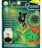 Mark Twain Life Science Quest Workbook, Middle Grade Books Covering DNA, Plants, Animals, Ecosystems, and more Biology, Classroom or Homeschool Curriculum