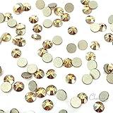 Crystal Metallic Sunshine Swarovski 2088 Xirius Rose 20ss 5mm Flatback No-Hotfix Rhinestones Ss20 144 Pcs (1 Gross)