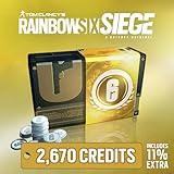 Tom Clancy’s Rainbow Six Siege 2,670 R6 Credits | PC | Ubisoft Connect [Online Game Code]