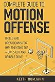 Complete guide to motion offense: Implementing the 5 out, 4 out or dribble drive. (Basketball coaching)