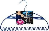 Hang It Jewelry Organizer - Stores Earrings, Bracelets, Rings and Necklaces | Perfect Solution to Messy & Tangled Jewelry Boxes | Extremely Durable - 3MM Steel | Blue Velvet