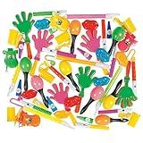 Fun Express Noisemaker & Musical Instrument Novelty Assortment – Perfect Party Supplies for Celebrations and Events - 50 Pieces