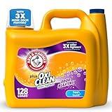 ARM & HAMMER Plus OxiClean Odor Blasters Fresh Burst, 128 Loads Liquid Laundry Detergent, 166.5 Fl oz