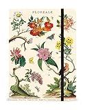 Cavallini Papers & Co. Notebook Floreale 144 Pages Featuring Classic Cream Lined Paper Stock, 6 x 8