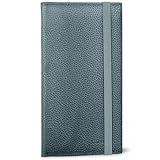 CASMONAL Checkbook Covers for Personal Checkbook Holder RFID Blocking Premium Leather Checkbook Cover for Duplicate Checks