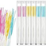 Maitys 360 Pieces Ear Hole Floss Piercing Cleaner Floss Disposable Piercing Aftercare Cleaning Line Ear Hole Care Cleaning Tool for Women Men(Yellow, Royal Blue, Pink)