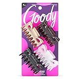 Goody SlideProof Classics Medium Claw Clips - 4 Ct, Assorted Neutrals, Hair Styling Accessories with Secure Grip, Chic Hair Accessories for Women & Men, For All Occasions, All Hair Types