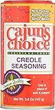 Cajun's Choice Creole Seasoning - 3.8 oz - 2 Pack, Low Sodium, All Natural, Gluten-Free - Authentic Louisiana Spice for Meats, Seafood & Soups