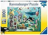 Ravensburger Underwater Wonders 100 Piece Jigsaw Puzzle for Kids - Fun and Educational Toy | Perfect Age Fit | Sustainable Wooden Pieces | Climate Pledge Friendly - 12972