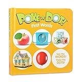Melissa & Doug Children’s Book – Poke-a-Dot: First Words (Board Book with Buttons to Pop)