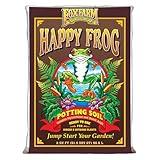 FoxFarm Happy Frog Potting Soil, 2cu ft - for Indoor/Outdoor Container Plants, Improves Root Efficiency, pH Adjusted for Optimal Nutrient Uptake - Contains Mycorrhizae and Humic Acids