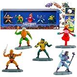 Masters Of The Universe Action Figures for Kids – Bundle with 5 Mini Figurines Featuring He-Man, Skeletor, Orko, and More Plus Tattoos | Masters Of The Universe Action Figure Set for Kids, Boys