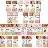 Ireer Sound Wall Consonants Wall Classroom Boho Neutral Phonics Kit, Science of Reading Posters for Kindergarten, Speech Therapy Materials, Phonemic Awareness, ESL Teaching Material