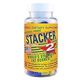 Stacker 2 Fat Burner Capsules, Ephedra Free, 100-Count Bottle