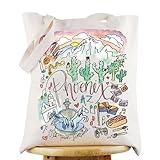 G2TUP Phoenix Arizona Travel Tote Bag Phoenix Trip Souvenir Gift Phoenix Landmarks Shoulder Bag Phoenix Merch (Phoenix TG)
