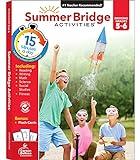 Summer Bridge Activities 5th to 6th Grade Workbooks All Subjects, Activity Book With Math, Reading Comprehension, Science, Fitness, Social Studies, Writing Practice, and Flash Cards