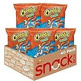 Cheetos Cheese Flavored Snacks, Puffs, 0.875 Ounce (Pack of 40)