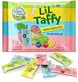 Heaven & Earth Sugar Free Lil Taffy Fruit Mix (Approx. 20 Count) | Dye Free Candy | Made with Natural Colors & Flavors, No High Fructose Corn Syrup, Gluten Free, Nothing Artificial, Goody Bag and Pinata Fillers, Kosher, Wonderfully Delicious!