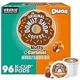 The Original Donut Shop Duos Nutty + Caramel Keurig Single-Serve K-Cup Pods, Medium Roast Coffee, 96 Count