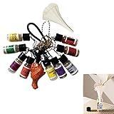 Mini Seasoning Bottles Keychain Set, Portable Seasoning Containers with Portable Funnel, Leak-Proof Design, Realistic Spice Bottle Charms, Gifts, BBQ, Traveling