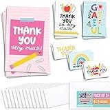 Hadley Designs 24 Teacher Appreciation Cards in Bulk – 6 Assorted Cute Teacher Thank You Cards with Envelopes for Appreciation Gifts, Students, & End-of-Year Thank You Notes (Doodle School)