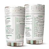 Kozmoz Inspire Spreadsheet Shortcut Tumbler 20 Oz - Office Mug, Accountant, CPA Gift, Tax Prep Travel Coffee Mug - Gifts for Accountant, Coworkers, Friends