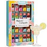 Thoughtfully Cocktails, Mix and Match Skinny Cocktail Mixers in Glass Bottles, Vegan and Vegetarian, Combine Two Bottles for a Delicious Sugar-Free Cocktail Mixer, Pack of 20 (Contains NO Alcohol)