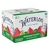 Waterloo Still Water, Watermelon Lime Mint Naturally Flavored Purified Water | 12 Fl Oz Cans (Pack of 12) – Zero Calories and Zero Sugar or Sweeteners
