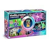 Canal Toys Studio Creator 360 Video Maker Kit, Green Screen and Tripod, Face and Motion Tracker, 10" Light Ring, Multi Colored