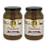 Paesana Marsala Gourmet Cooking Sauce - Simmer Sauce made with Marsala Wine. Great with Chicken or Veal. Kosher Parve. 15.75 oz. Jar - Packed in USA (2 Pack)