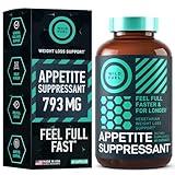 Appetite Suppressant for Weight Loss, Hunger Suppressant - Diet Pills That Work Fast for Women and Men - Garcinia Cambogia, Glucomannan, White Kidney Bean Carb Blocker and Fat Burner - 60 Veggie Caps