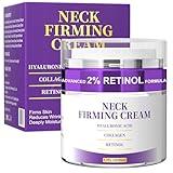 Neck Creams for Tightening and Firming, Retinol Cream for Face, Tighten and Lift Neck Firming Cream, Anti Aging Face Moisturizer with Collagen, Hyaluronic Acid for Sagging Skin, Wrinkle, 1.7 Fl OZ