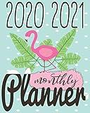 2020-2021 Monthly Planner: Blue Sky 8x10inch 2 Years Monthly Planner Calendar Schedule Organizer From January 1,2020 to December 31,2021 (24 Months ... With Holidays and Motivational Quotes